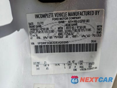 Zdjęcie 13 z 13 samochodu: 2013 FORD F350 SUPER DUTY BOX TRUCK VIN:1FDRF3G63DEA20295 - miniatura