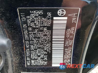 Zdjęcie 12 z 12 samochodu: 2012 TOYOTA PRIUS V VIN:JTDZN3EU1C3069353 - miniatura