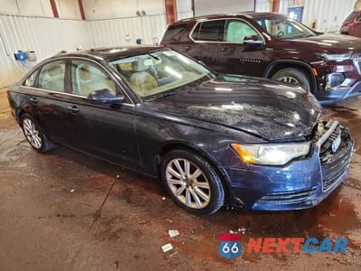 Czwarte zdjęcie samochodu z boku: 2013 AUDI A6 PREMIUM PLUS VIN:WAUGFAFCXDN115764 - miniatura