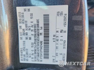 Zdjęcie 12 z 12 samochodu: 2017 FORD F150 SUPERCREW VIN:1FTEW1CP7HKD14392 - miniatura