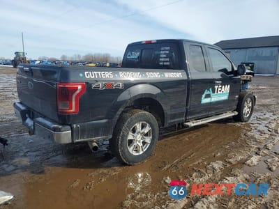 Trzecie zdjęcie samochodu z tyłu: 2015 FORD F150 SUPER CAB VIN:1FTEX1EP6FFD12648 - miniatura