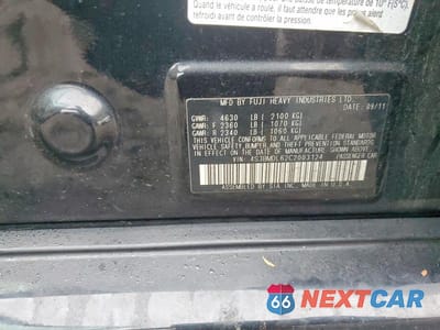 Zdjęcie 12 z 12 samochodu: 2012 SUBARU LEGACY 3.6R LIMITED VIN:4S3BMDL62C2003124 - miniatura