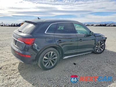 Trzecie zdjęcie samochodu z tyłu: 2021 AUDI Q5 PREMIUM VIN:WA1AAAFY6M2010105 - miniatura