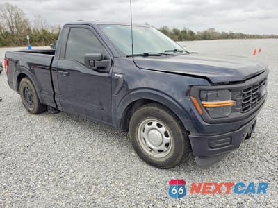 Czwarte zdjęcie samochodu z boku: 2024 FORD F150 XL VIN:1FTMF1L59RKD74587 - miniatura