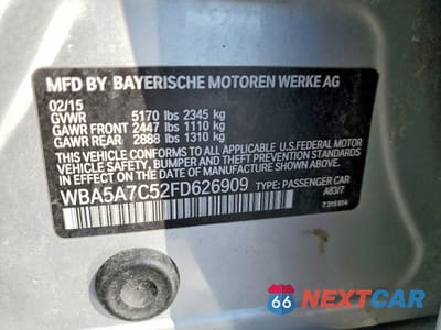 Zdjęcie 12 z 12 samochodu: 2015 BMW 528 XI VIN:WBA5A7C52FD626909 - miniatura