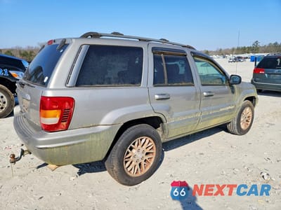 Trzecie zdjęcie samochodu z tyłu: 2001 JEEP GRAND CHEROKEE LIMITED VIN:1J4GX58N51C628797 - miniatura