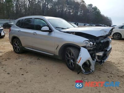 Czwarte zdjęcie samochodu z boku: 2021 BMW X3 SDRIVE30I VIN:5UXTY3C05M9E39488 - miniatura