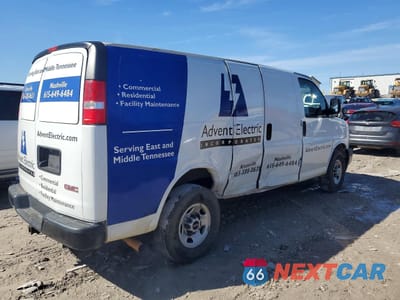 Trzecie zdjęcie samochodu z tyłu: 2020 GMC SAVANA 2500 CARGO UTILITY / SERVICE VAN VIN:1GTW7AFGXL1149515 - miniatura