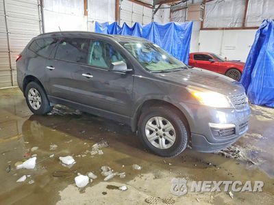 Czwarte zdjęcie samochodu z boku: 2013 CHEVROLET TRAVERSE LS VIN:1GNKRFKD3DJ120061 - miniatura