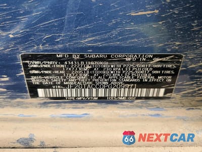 Zdjęcie 13 z 13 samochodu: 2023 SUBARU CROSSTREK PREMIUM VIN:JF2GTACC0PG209971 - miniatura
