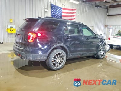 Trzecie zdjęcie samochodu z tyłu: 2016 FORD EXPLORER SPORT VIN:1FM5K8GT8GGD09002 - miniatura