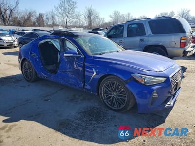 Czwarte zdjęcie samochodu z boku: 2019 GENESIS G70 VIN:KMTG34LA4KU016779 - miniatura