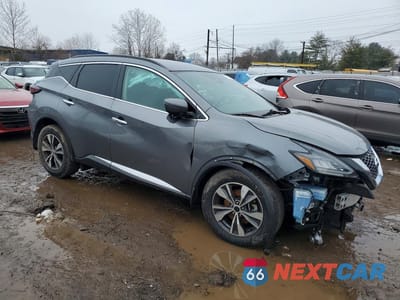 Czwarte zdjęcie samochodu z boku: 2022 NISSAN MURANO SV VIN:5N1AZ2BJ3NC116774 - miniatura