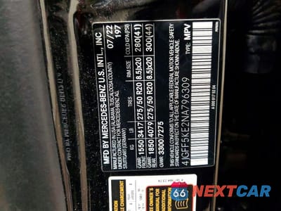 Zdjęcie 14 z 14 samochodu: 2022 MERCEDES-BENZ GLS 450 4MATIC VIN:4JGFF5KE2NA796309 - miniatura