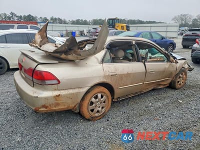 Trzecie zdjęcie samochodu z tyłu: 2002 HONDA ACCORD EX VIN:1HGCG56662A137430 - miniatura