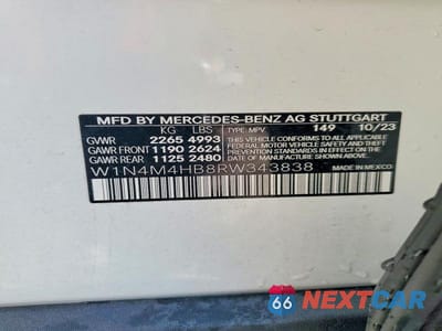 Zdjęcie 13 z 13 samochodu: 2024 MERCEDES-BENZ GLB 250 4MATIC VIN:W1N4M4HB8RW343838 - miniatura