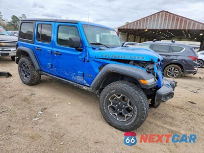Czwarte zdjęcie samochodu z boku: 2023 JEEP WRANGLER RUBICON 4XE VIN:1C4JJXR62PW588315 - miniatura