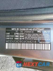 Zdjęcie 12 z 12 samochodu: 2018 MERCEDES-BENZ S 560 VIN:WDDUG8DB0JA368218 - miniatura