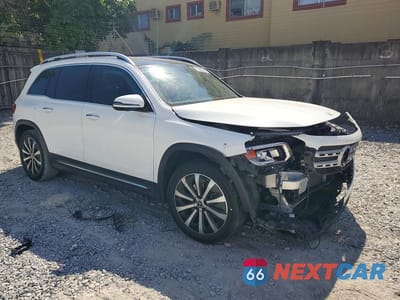 Czwarte zdjęcie samochodu z boku: 2021 MERCEDES-BENZ GLB 250 VIN:W1N4M4GB0MW107453 - miniatura