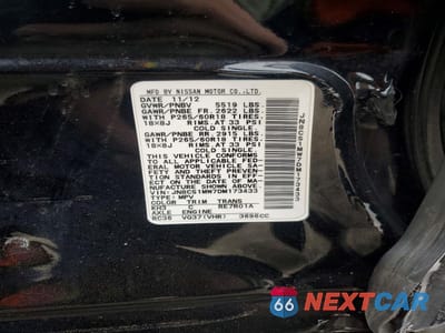 Zdjęcie 13 z 14 samochodu: 2013 INFINITI FX37 BASE VIN:JN8CS1MW7DM173433 - miniatura