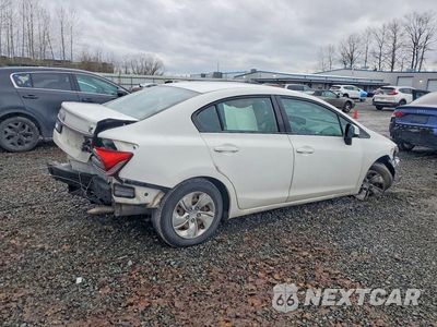 Trzecie zdjęcie samochodu z tyłu: 2013 HONDA CIVIC LX VIN:2HGFB2F51DH530998 - miniatura