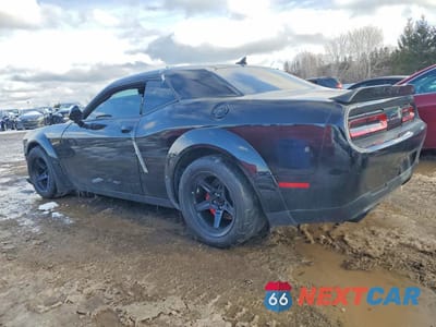 Drugie zdjęcie samochodu z przodu: 2018 DODGE CHALLENGER SRT DEMON VIN:2C3CDZH91JH101753 - miniatura