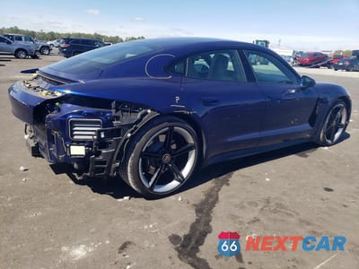 Trzecie zdjęcie samochodu z tyłu: 2021 PORSCHE TAYCAN 4S VIN:WP0AB2Y16MSA43357 - miniatura