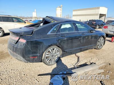 Trzecie zdjęcie samochodu z tyłu: 2017 LINCOLN MKZ SELECT VIN:3LN6L5C98HR625438 - miniatura