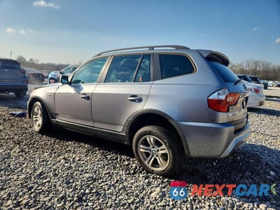 Drugie zdjęcie samochodu z przodu: 2006 BMW X3 3.0I VIN:WBXPA934X6WD25376 - miniatura