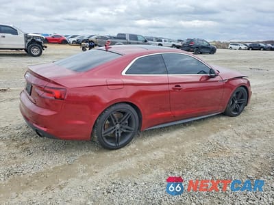 Trzecie zdjęcie samochodu z tyłu: 2019 AUDI A5 PREMIUM PLUS VIN:WAUTNAF54KA068481 - miniatura