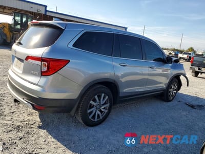 Trzecie zdjęcie samochodu z tyłu: 2020 HONDA PILOT EXL VIN:5FNYF6H53LB039157 - miniatura