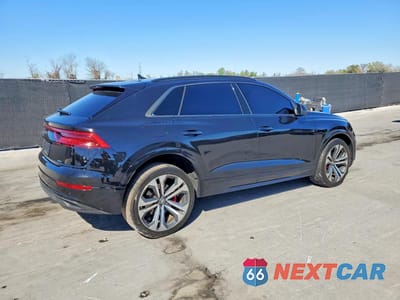 Trzecie zdjęcie samochodu z tyłu: 2019 AUDI Q8 PREMIUM PLUS VIN:WA1BVAF19KD038199 - miniatura
