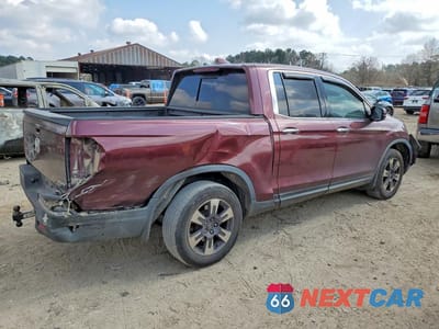 Trzecie zdjęcie samochodu z tyłu: 2018 HONDA RIDGELINE RTL VIN:5FPYK3F72JB011451 - miniatura