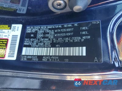 Zdjęcie 13 z 13 samochodu: 2025 TOYOTA SIENNA XLE VIN:5TDYSKFC2SS164294 - miniatura