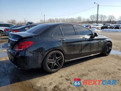 Trzecie zdjęcie samochodu z tyłu: 2017 MERCEDES-BENZ C 43 4MATIC AMG VIN:55SWF6EB3HU180768 - miniatura