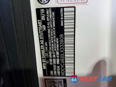 Zdjęcie 13 z 13 samochodu: 2020 MERCEDES-BENZ G 550 VIN:WDCYC6BJ0LX333808 - miniatura