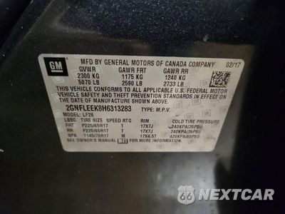 Zdjęcie 13 z 14 samochodu: 2017 CHEVROLET EQUINOX LS VIN:2GNFLEEK8H6313283 - miniatura