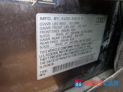 Zdjęcie 12 z 12 samochodu: 2017 AUDI Q7 PRESTIGE VIN:WA1VAAF7XHD043451 - miniatura