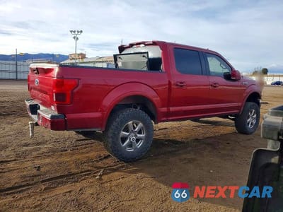 Trzecie zdjęcie samochodu z tyłu: 2018 FORD F150 SUPERCREW VIN:1FTEW1E55JFE76743 - miniatura