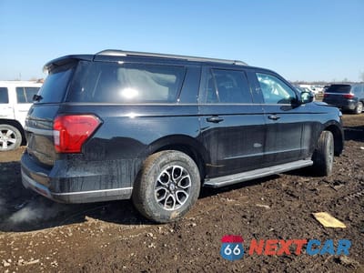 Trzecie zdjęcie samochodu z tyłu: 2023 FORD EXPEDITION MAX XLT VIN:1FMJK1J8XPEA03635 - miniatura