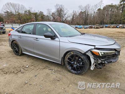 Czwarte zdjęcie samochodu z boku: 2024 HONDA CIVIC SPORT VIN:2HGFE2F57RH579492 - miniatura