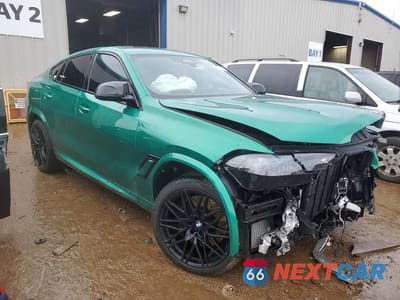 Czwarte zdjęcie samochodu z boku: 2025 BMW X6 M COMPETITION VIN:5YM23ET05S9X28900 - miniatura