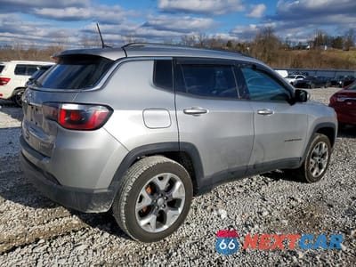 Trzecie zdjęcie samochodu z tyłu: 2019 JEEP COMPASS LIMITED VIN:3C4NJDCB3KT620175 - miniatura