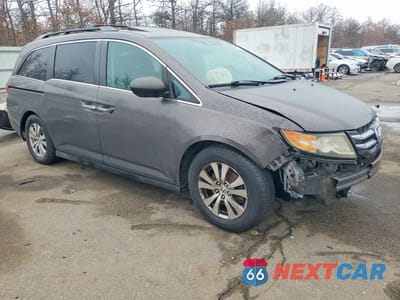Czwarte zdjęcie samochodu z boku: 2014 HONDA ODYSSEY EXL VIN:5FNRL5H67EB069426 - miniatura