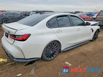 Trzecie zdjęcie samochodu z tyłu: 2022 BMW M3 COMPETITION VIN:WBS43AY07NFM61728 - miniatura