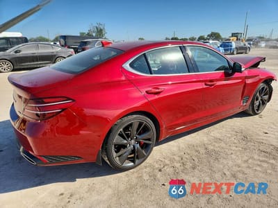 Trzecie zdjęcie samochodu z tyłu: 2023 GENESIS G70 3.3T STANDARD VIN:KMTG54TE0PU125583 - miniatura