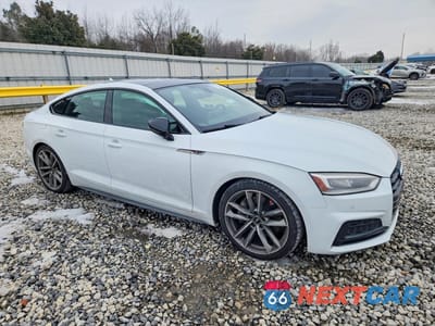 Czwarte zdjęcie samochodu z boku: 2019 AUDI A5 VIN:WAUENCF54KA093823 - miniatura