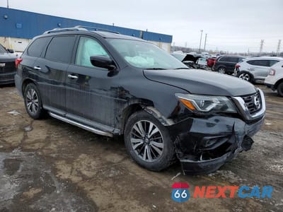 Czwarte zdjęcie samochodu z boku: 2018 NISSAN PATHFINDER S VIN:5N1DR2MM3JC602984 - miniatura