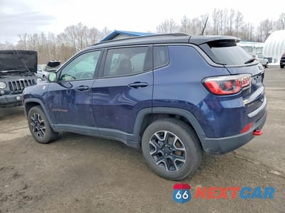 Drugie zdjęcie samochodu z przodu: 2020 JEEP COMPASS TRAILHAWK VIN:3C4NJDDBXLT203314 - miniatura