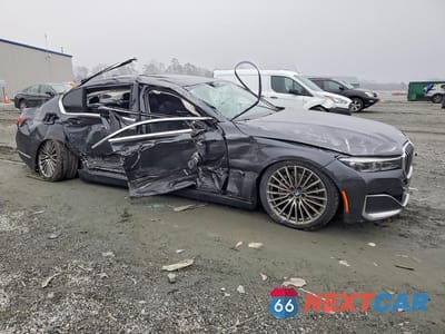 Czwarte zdjęcie samochodu z boku: 2021 BMW 740 I VIN:WBA7T2C07MCE44073 - miniatura